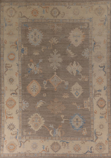 Vegetable Dye Oushak Oriental Area Rug 9x12