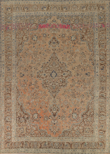 Traditional Mashad Persian Area Rug 10x13