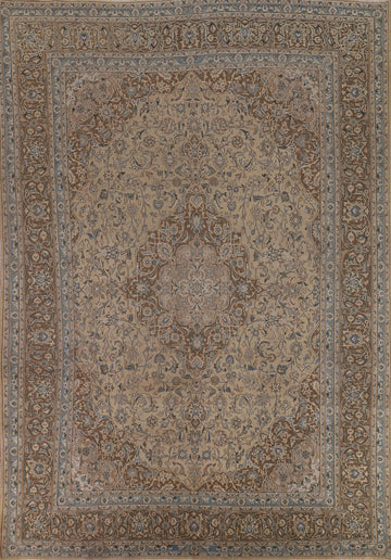 Traditional Mashad Persian Area Rug 10x13