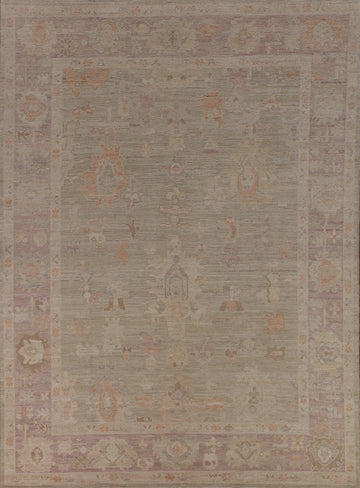 Vegetable Dye Oushak Oriental Area Rug 8x10