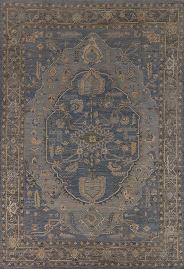 Vegetable Dye Oushak Turkish Area Rug 9x12