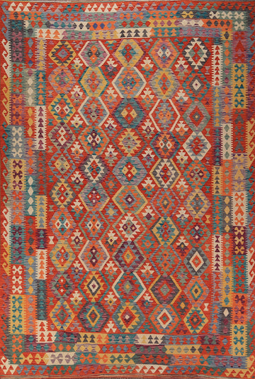 Flat Weave Kilim Oriental Area Rug 8x11
