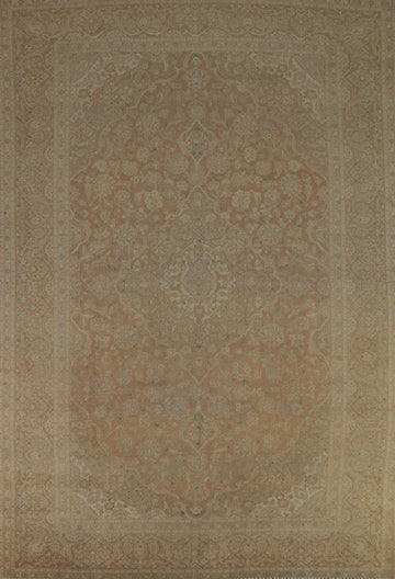 Traditional Floral Mashad Persian Area Rug 8x11