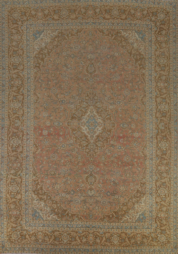 Traditional Mashad Persian Area Rug 10x13