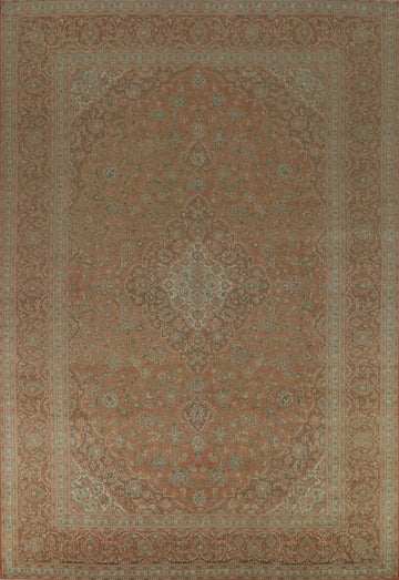 Traditional Mashad Persian Area Rug 10x13