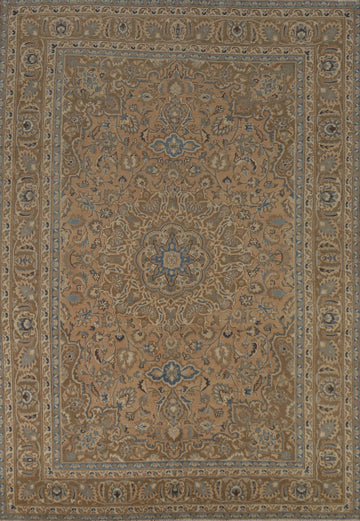 Traditional Mashad Persian Area Rug 6x9