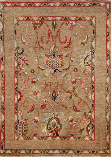 Vegetable Dye Floral Ziegler Oriental Rug 3x5