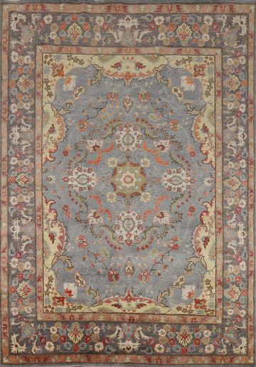 Vegetable Dye Oushak Oriental Area Rug 8x10