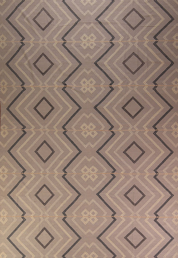 Geometric Kilim Durrie Oriental Large Rug 11x15