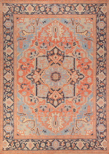 Vegetable Dye Heriz Serapi Oriental Area Rug 9x12