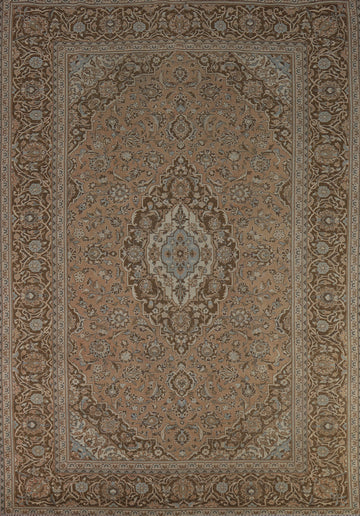 Traditional Mashad Persian Area Rug 8x11