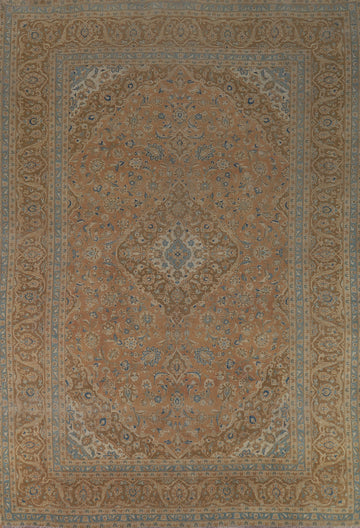 Traditional Mashad Persian Area Rug 10x13