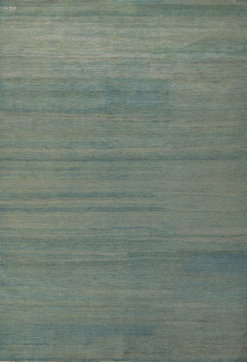 Green & Blue Modern Gabbeh Oriental Area Rug 7x10