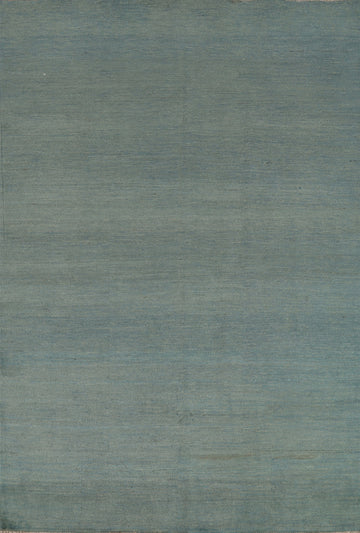 Aqua Blue & Green Modern Gabbeh Oriental Rug 5x7