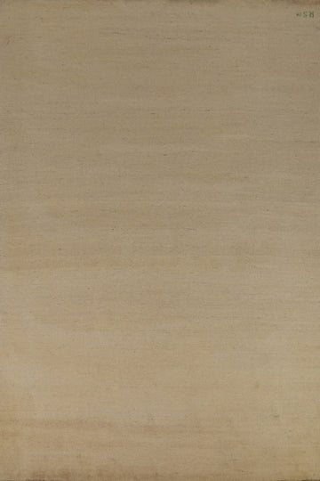 Modern Wool Beige Gabbeh Oriental Area Rug 7x10