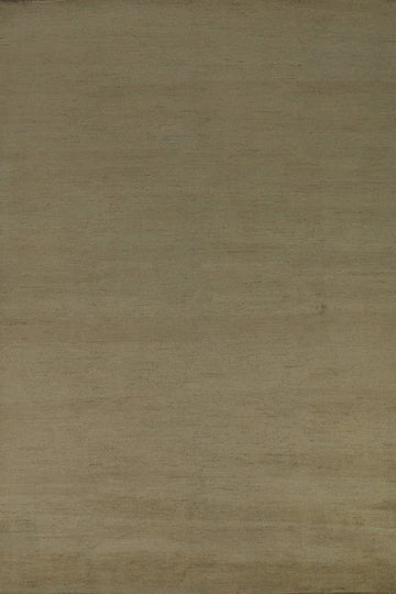 Sage Green Wool Gabbeh Modern Area Rug 6x10