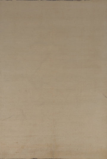 Solid Wool Gabbeh Oriental Area Rug 7x10