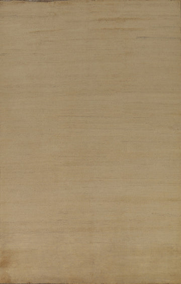 Beige Gabbeh Oriental Area Rug 6x10