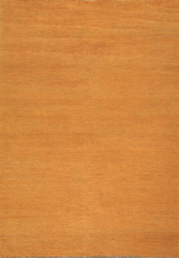 Orange Modern Gabbeh Oriental Area Rug 5x8