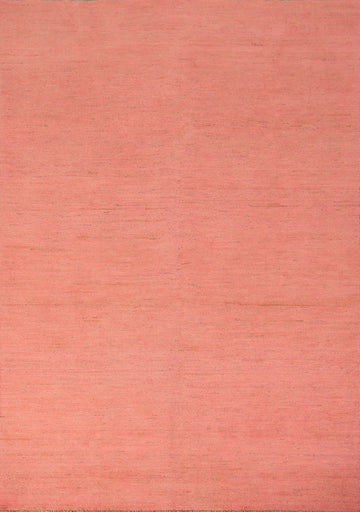 Pink Modern Wool Gabbeh Oriental Rug 5x7