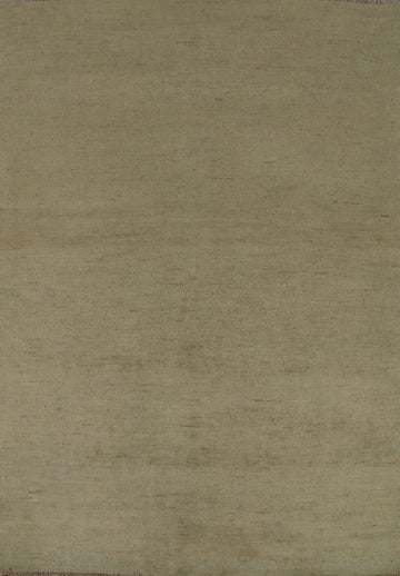 Sage Green Modern Gabbeh Oriental Rug 5x7