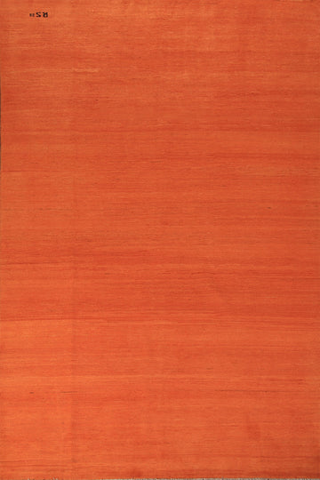 Modern Wool Gabbeh Oriental Area Rug 7x9