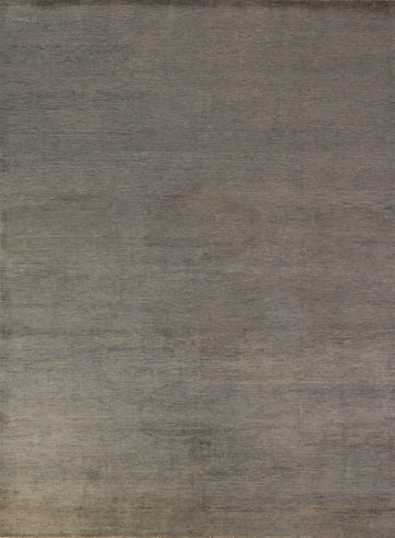 Beige & Gray Wool Gabbeh Modern Area Rug 7x10