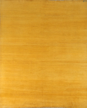 Modern Yellow Wool Gabbeh Oriental Area Rug 8x10
