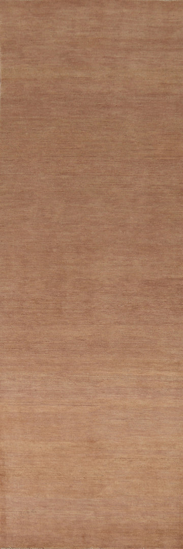 Brown Gabbeh Oriental Runner Rug 3x13