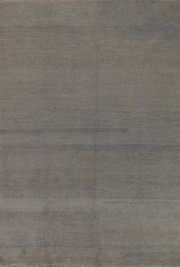 Striped Gray Gabbeh Oriental Area Rug 6x9