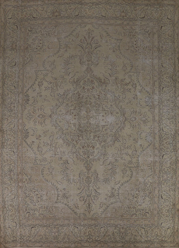 Vintage Wool Tabriz Persian Area Rug 10x12