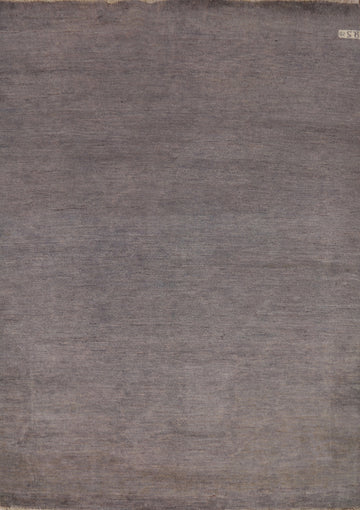 Gray Wool Modern Gabbeh Oriental Rug 5x7
