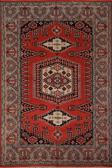 Indian Wool Viss Living Room Area Rug 6x9
