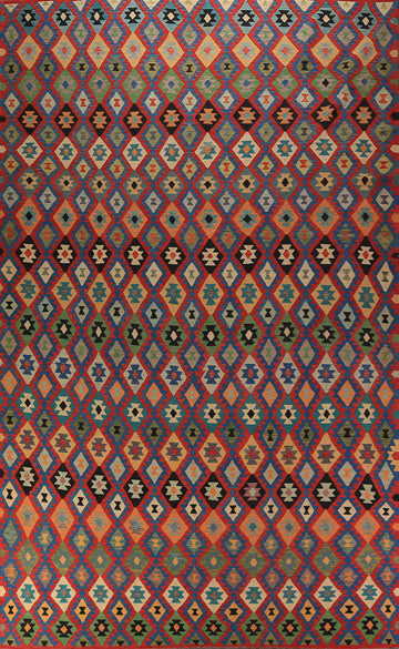 Palace Size Wool Kilim Oriental Large Rug 10x17