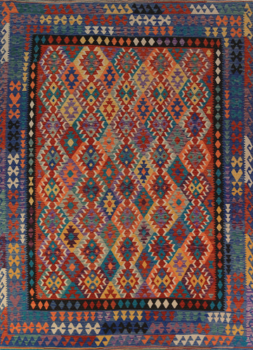 South Western Style Kilim Oriental Area Rug 8x11