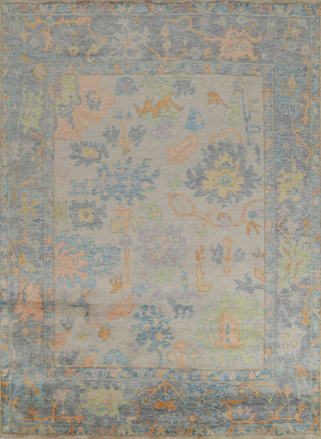 Handmade Wool Oushak Indian Area Rug 8x10