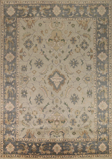 Handmade Wool Oushak Indian Area Rug 9x12