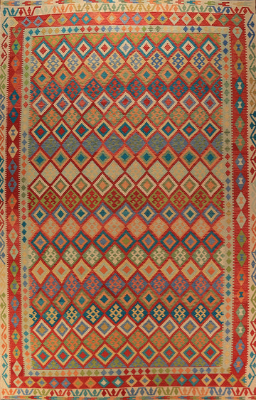 South Western Style Kilim Oriental Large Rug 10x16