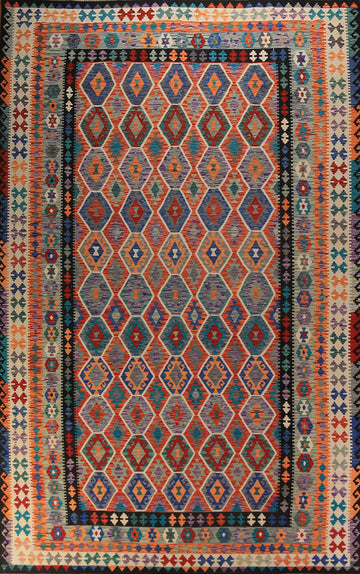 South Western Style Kilim Oriental Large Rug 10x16