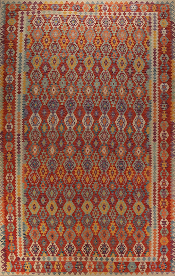 South Western Style Kilim Oriental Large Rug 10x16