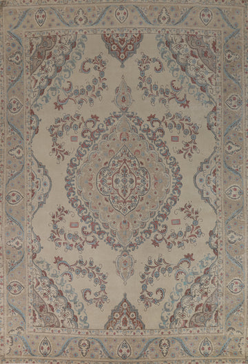 Wool Medallion Tabriz Persian Area Rug 10x13