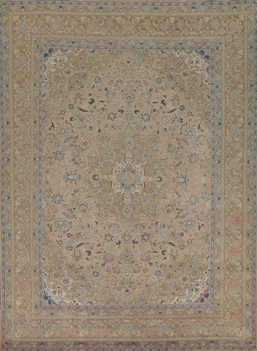 Traditional Mashad Persian Area Rug 10x12