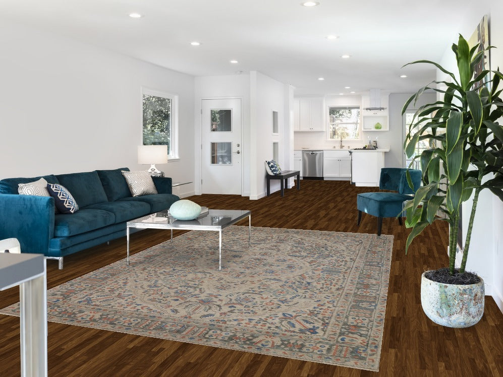 Handmade Wool Tabriz Persian Area Rug 7x10