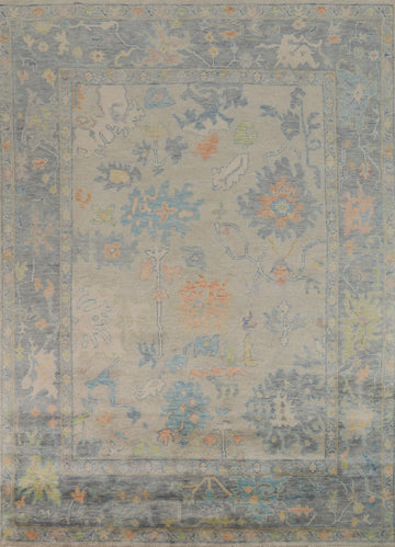 Handmade Wool Oushak Indian Area Rug 8x10