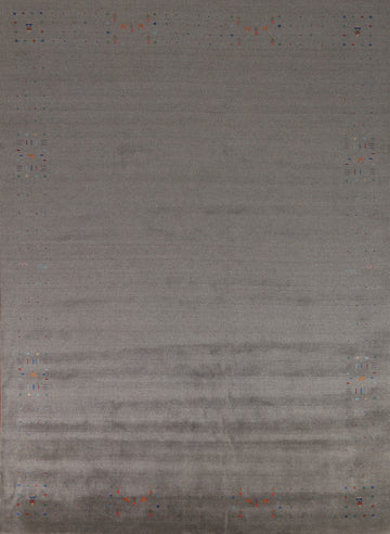 Tribal Wool Gabbeh Indian Area Rug 9x12