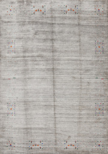 Tribal Wool Gabbeh Indian Area Rug 9x12