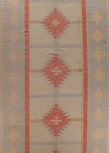 Vegetable Dye Jute Kilim Turkish Area Rug 10x13