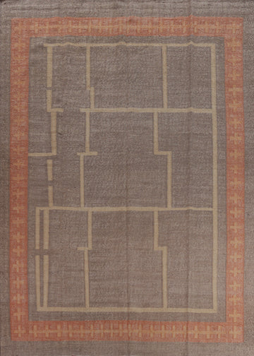 Vegetable Dye Kilim Oriental Area Rug 9x11