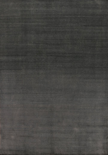 Modern Wool Solid Gabbeh Persian Area Rug 9x12