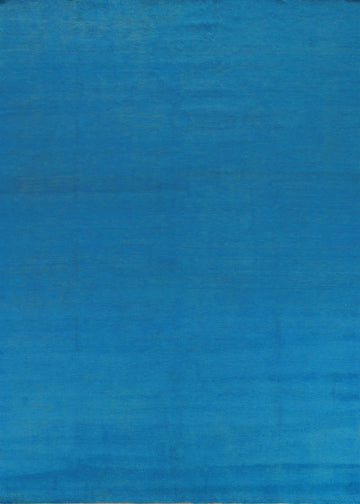 Blue Modern Wool Gabbeh Persian Area Rug 8x11